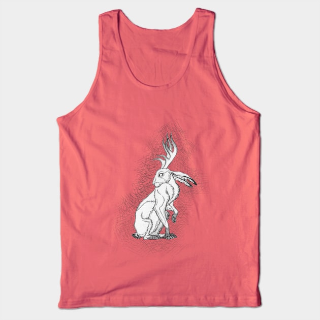 Jackalope Tank Top by Earthy Fauna & Flora